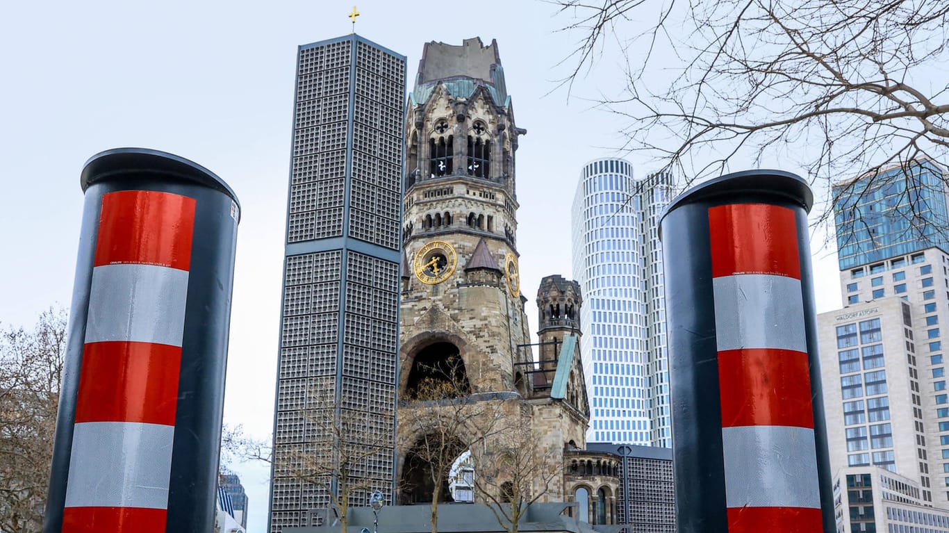 Der Breitscheidplatz in Berlin: Er wird für eine Gedenkfeier gesperrt.