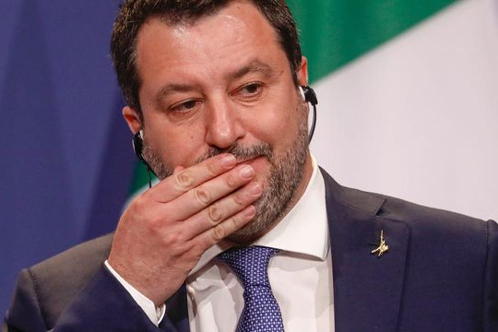 Will mit "erhobenen Hauptes" in den Prozess gehen: Matteo Salvini.