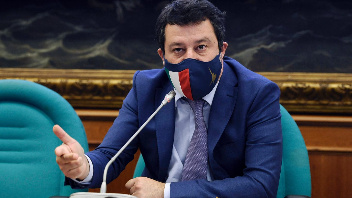 Matteo Salvini: Der ehemalige Innenminister muss sich für seine Anti-Migrationspolitik verantworten (Archivbild).