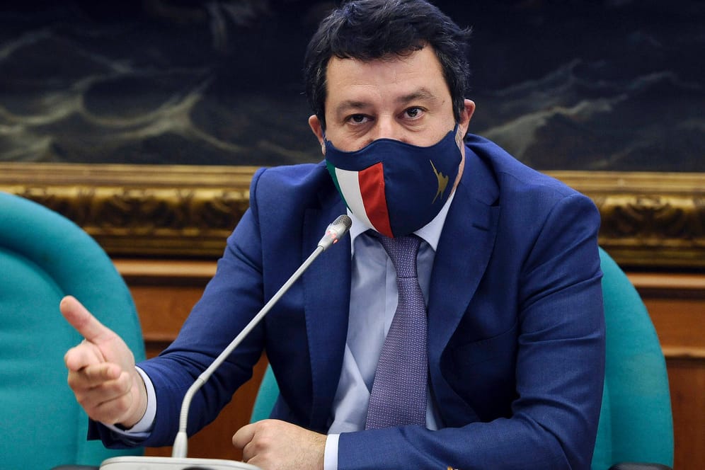 Matteo Salvini: Der ehemalige Innenminister muss sich für seine Anti-Migrationspolitik verantworten (Archivbild).