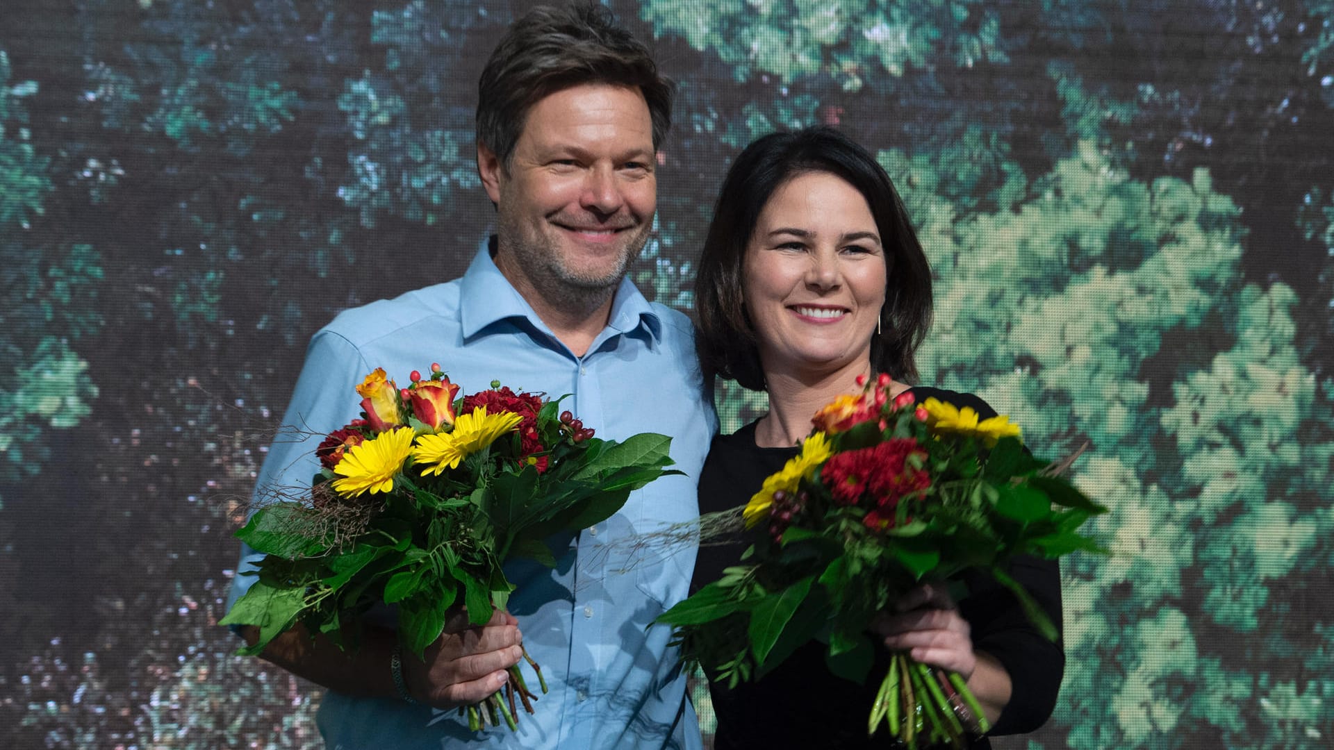 Ein Bild aus ähnlich harmonischen Zeiten: Robert Habeck und Annalena Baerbock im November 2019.