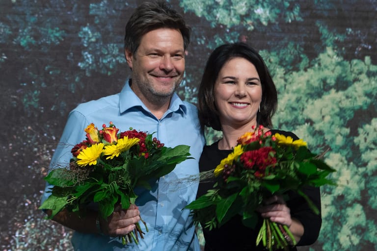 Ein Bild aus ähnlich harmonischen Zeiten: Robert Habeck und Annalena Baerbock im November 2019.