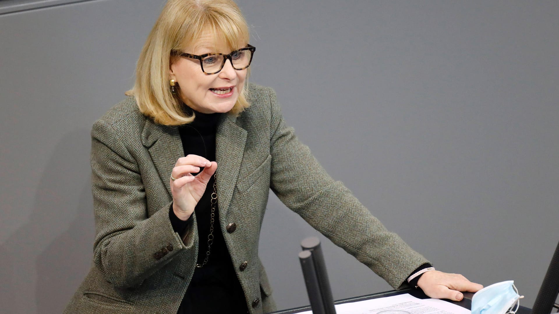 Karin Maag bei einer Sitzung des Bundestages (Archivbild). Die Gesundheitspolitikerin verlässt die Politik. Karin Maag bei einer Sitzung des Bundestages (Archivbild). Die Gesundheitspolitikerin verlässt die Politik.