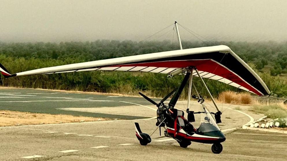 Der Drachenflieger des verunglückten Mannes: Ein Deutscher ist beim Drachenfliegen auf Mallorca tödlich verunglückt.