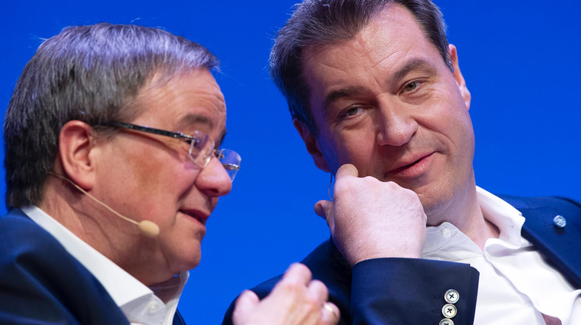 Armin Laschet (l.) und Markus Söder: Von der Linken kommt deutliche Kritik an der Entscheidung zur Kanzlerkandidatur in der Union. Armin Laschet (l.) und Markus Söder: Von der Linken kommt deutliche Kritik an der Entscheidung zur Kanzlerkandidatur in der Union.