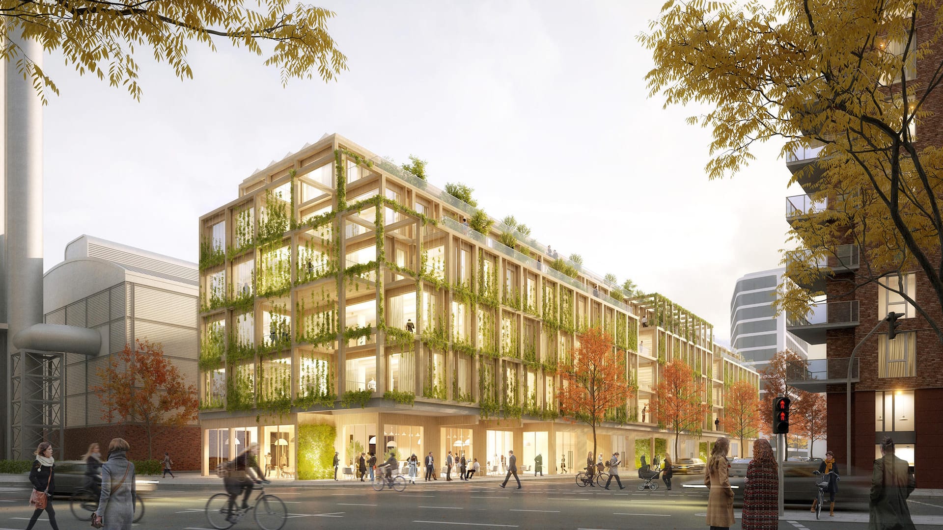 Der Neubau in der Hafencity soll ein Vorbild für nachhaltiges Bauen sein.