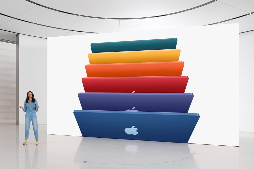 Die neuen iMac sind bunt: Alle Neuigkeiten von Apples Produkt-Show