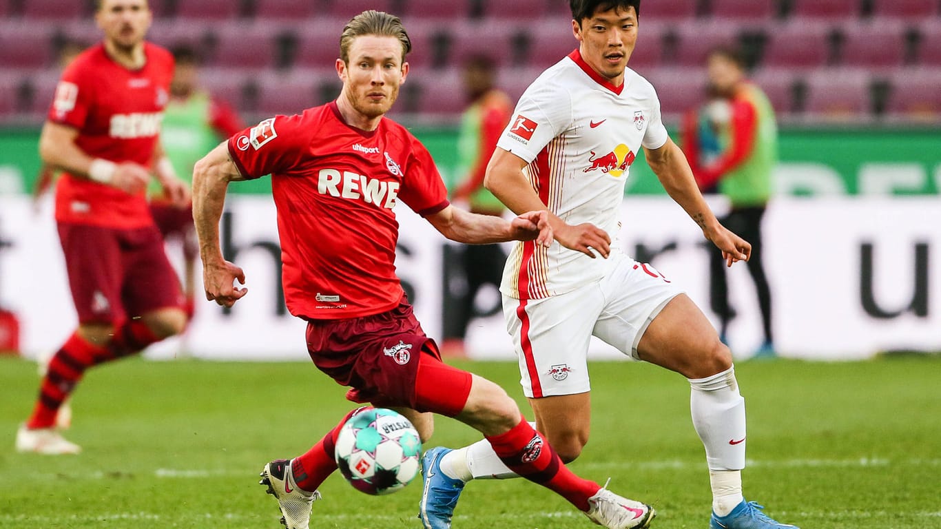 Florian Kainz in Aktion: Der FC Köln feierte einen Sieg über Leipzig.