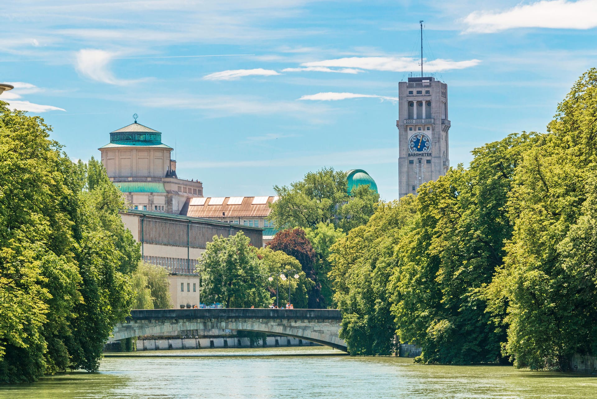 Isarinsel in München: Beim internationalen Ranking liegt die bayerische Millionenstadt auf Platz zwei.