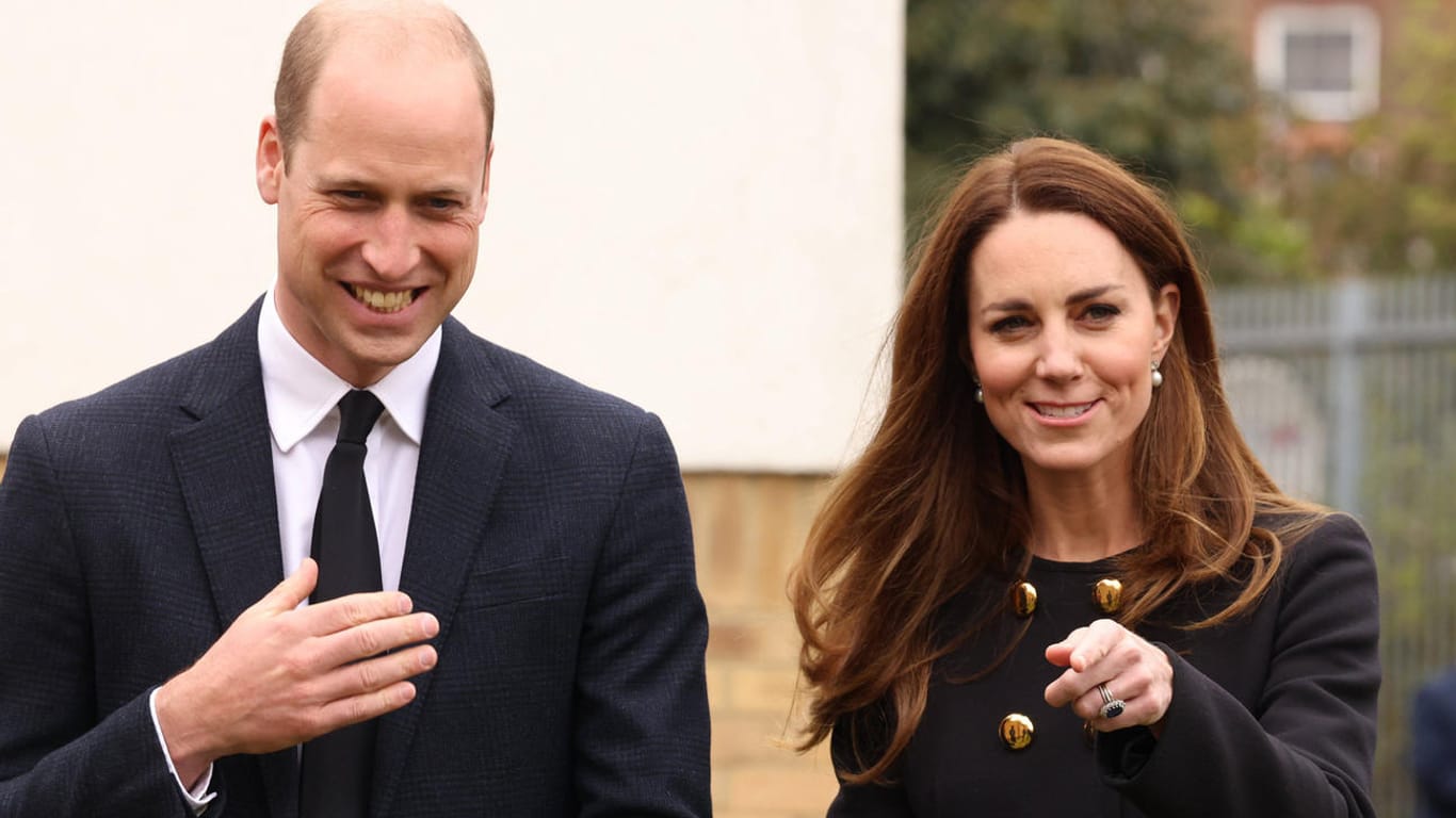 Prinz William und Herzogin Kate: Die beiden waren am Mittwoch bei einem Termin im Osten Londons.