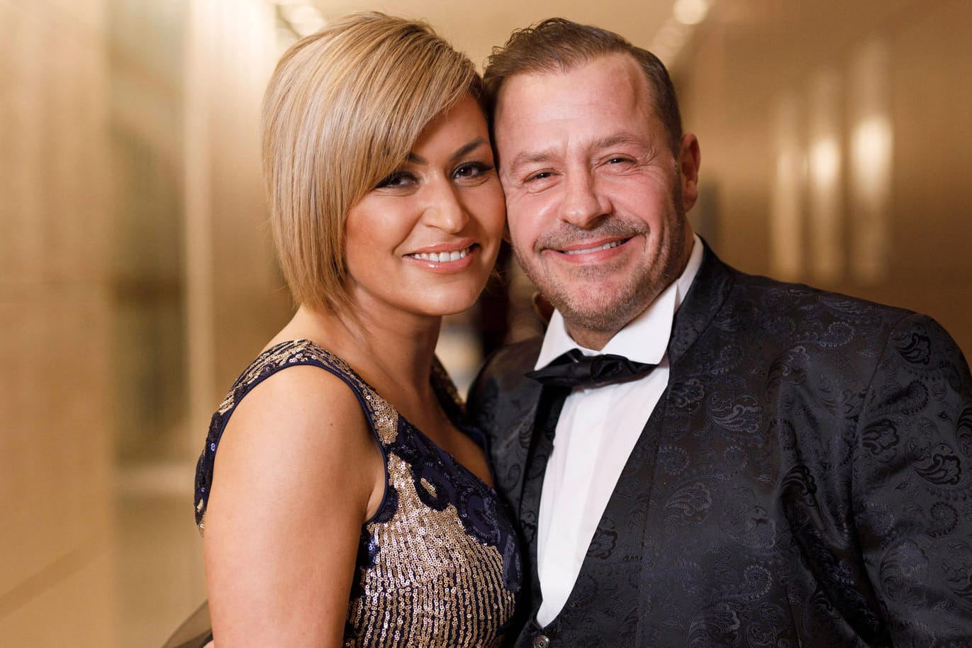 Willi Herren mit Jasmin Herren im Dezember 2019.