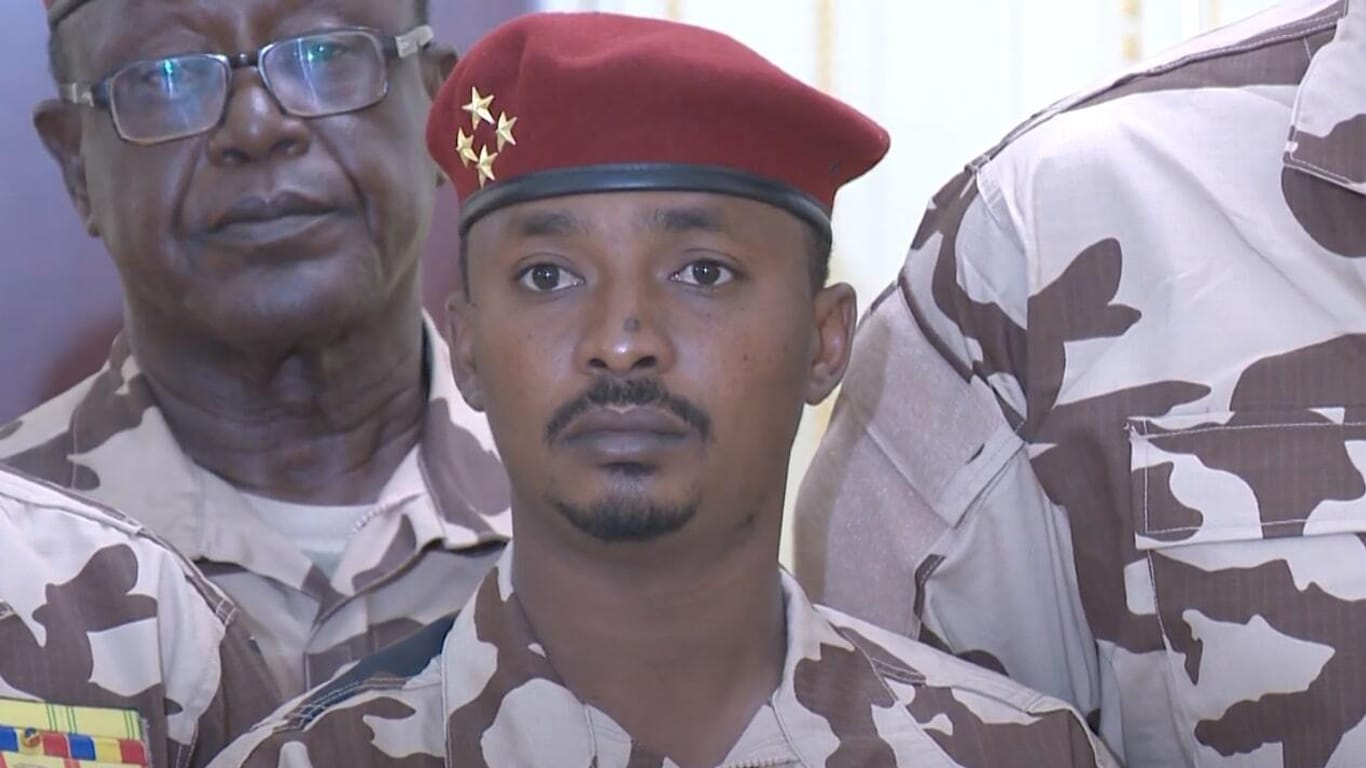 Der Sohn des getöteten Präsidenten des Tschads, Mahamat Idriss Déby Itno: Er hat die Amtsgeschäfte übernommen.
