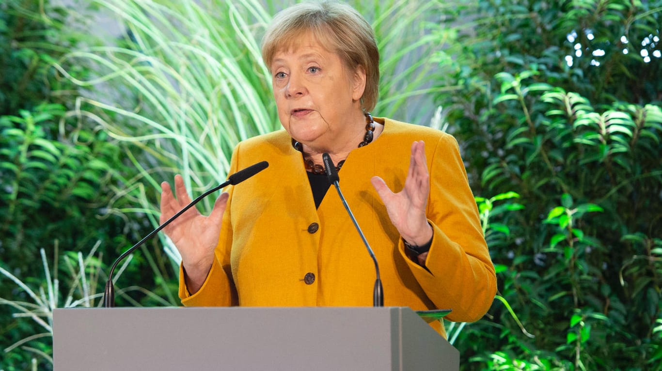 Kanzlerin Angela Merkel (Archivbild): Kann sie ihr Image als "Klimakanzlerin" noch einmal aufpolieren?