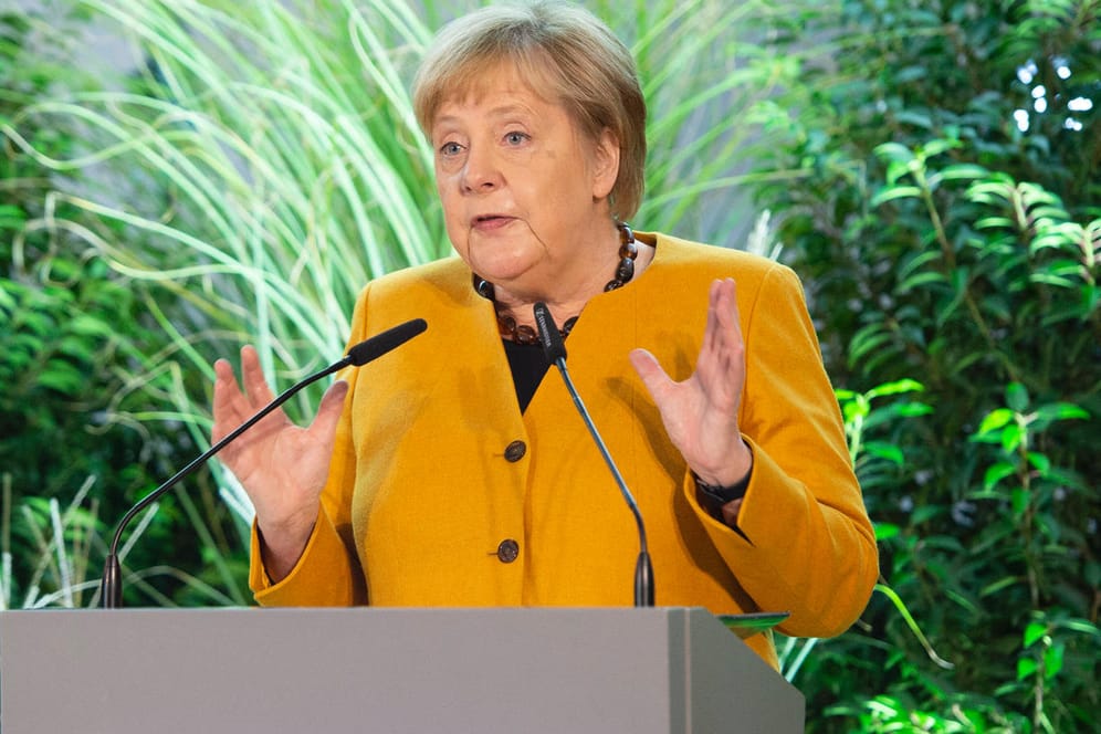 Kanzlerin Angela Merkel (Archivbild): Kann sie ihr Image als "Klimakanzlerin" noch einmal aufpolieren?