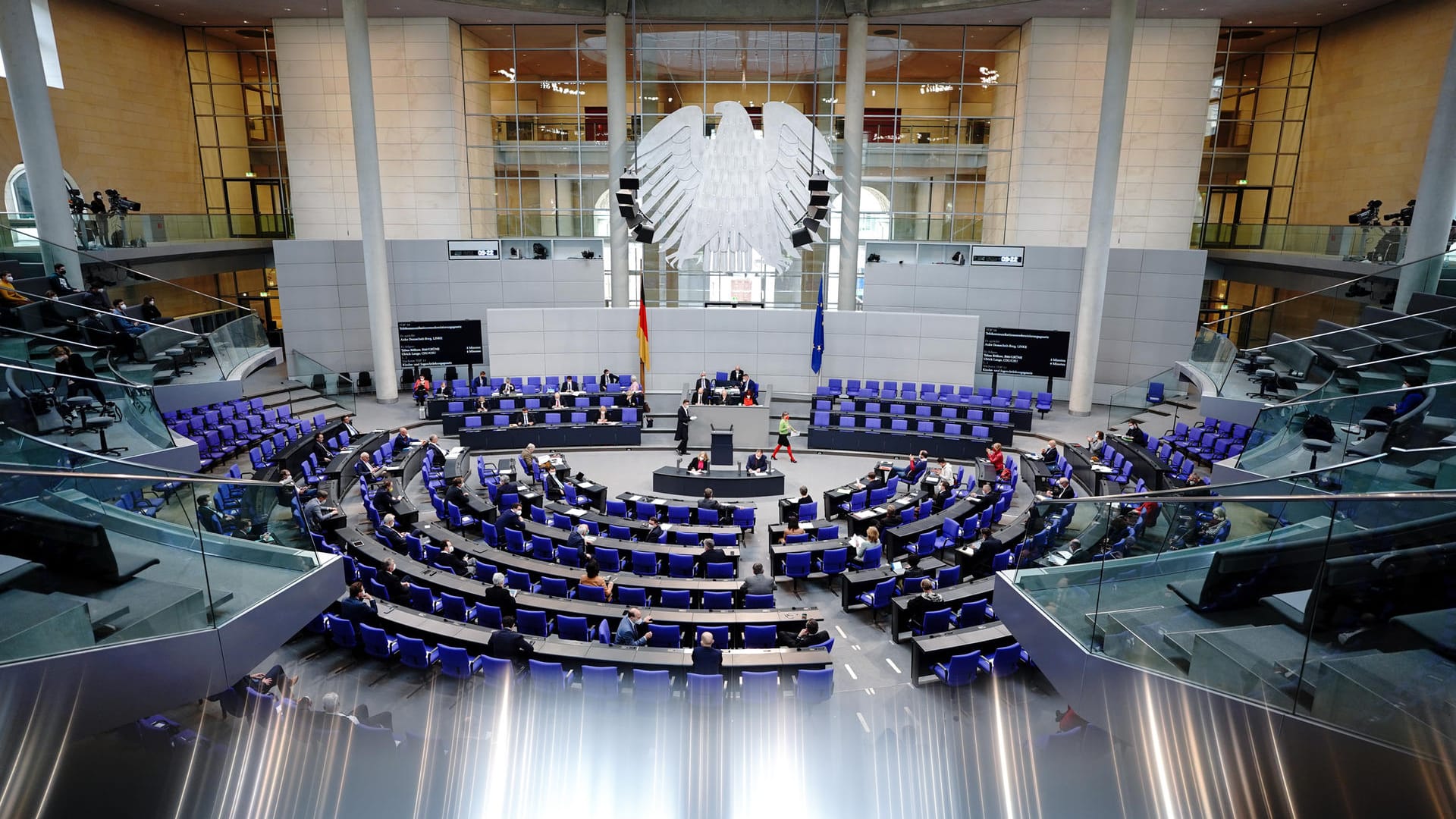 Abgeordnete im Bundestag: Am Donnerstag war das Telekommunikationsmodernisierungsgesetz Thema.