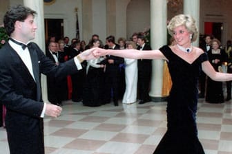 9. November 1985: John Travolta und Prinzessin Diana beim Tanz im Weißen Haus.