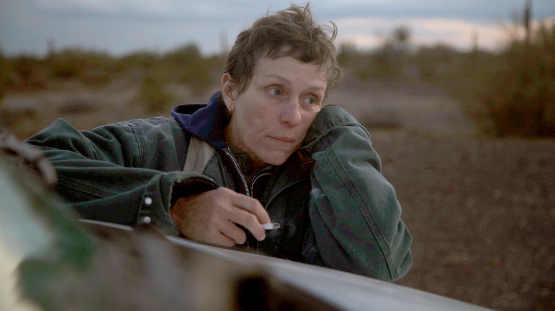 Frances McDormand als Fern in einer Szene des Films "Nomadland": Sie ist beste Hauptdarstellerin.