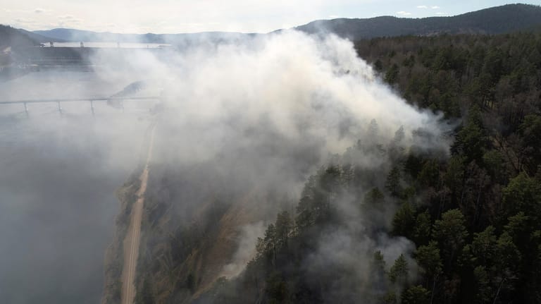 Waldbrand in Sibirien: In der Region Krasnojarsk brannte es im Jahr 2018 (Archivbild).
