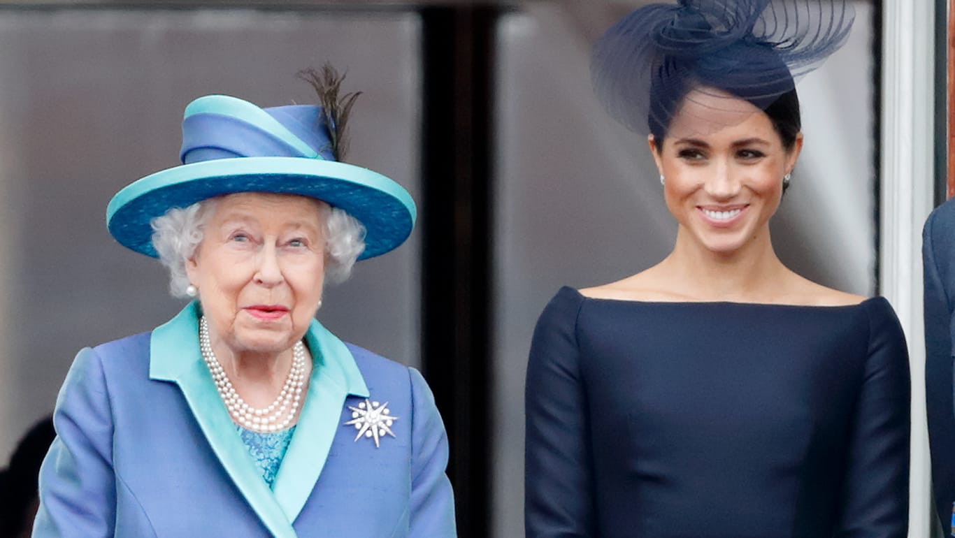 Queen Elizabeth II. und Herzogin Meghan: Die beiden sollen in Kontakt getreten sein.