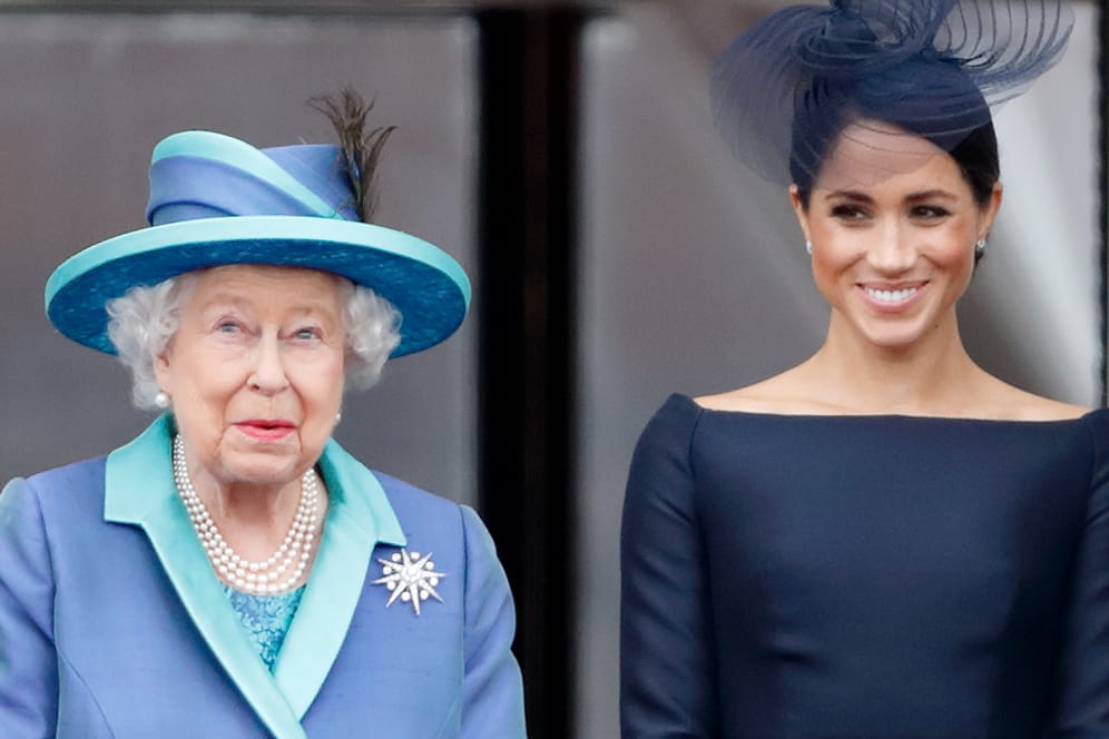 Queen Elizabeth II. und Herzogin Meghan: Die beiden sollen in Kontakt getreten sein.