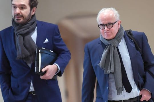 Zwischen DFB-Präsident Fritz Keller (r) und DFB-Generalsekretär Friedrich Curtius gibt es Differenzen.