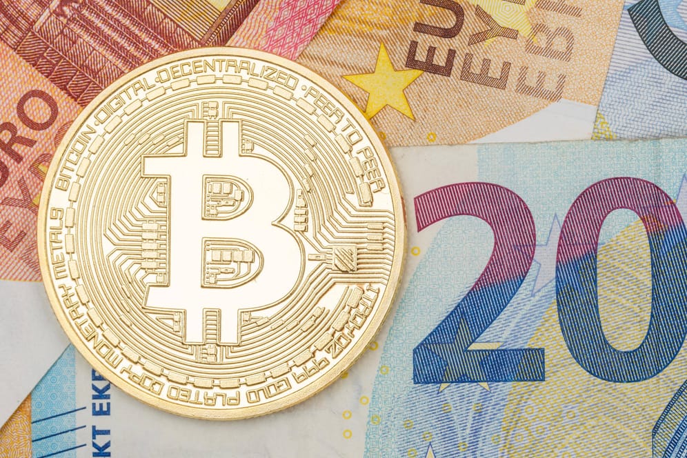 Digitalwährung Bitcoin: Am Freitag erstmals wieder unter der 50.000 Dollar Marke.