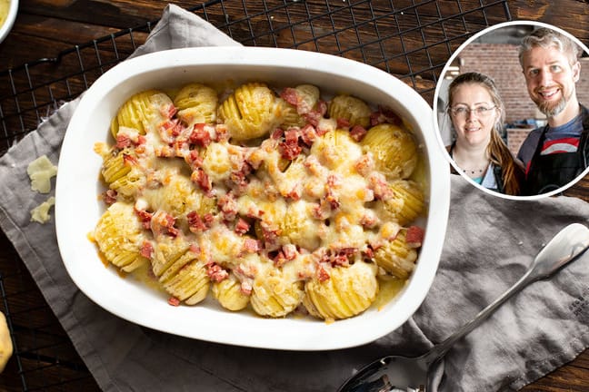 Hasselback-Kartoffeln: Sie sind in 75 Minuten zubereitet.