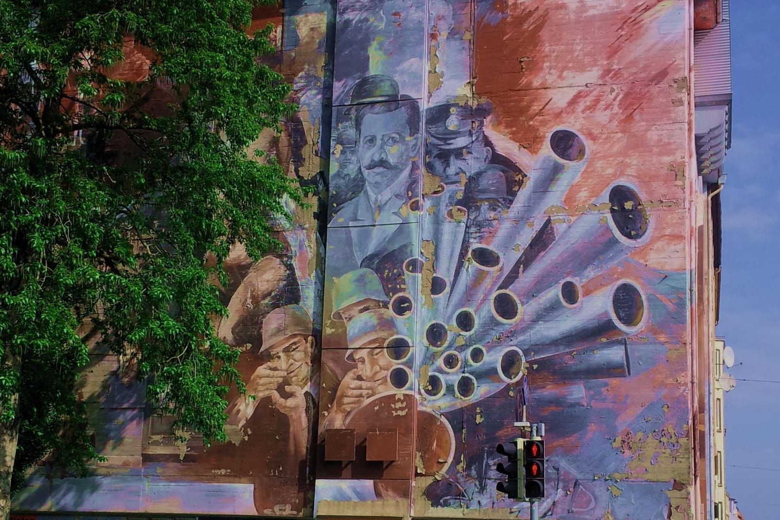 Streetart auf dem Iltisbunker: Streetart macht Menschen neugierig auf den Stadtteil.