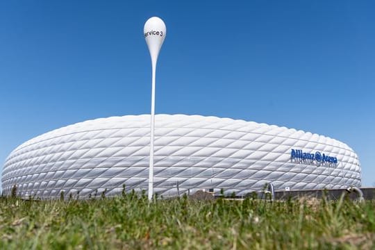 Vier Spiele der Fußball-EM werden in der Münchner Allianz Arena ausgetragen.