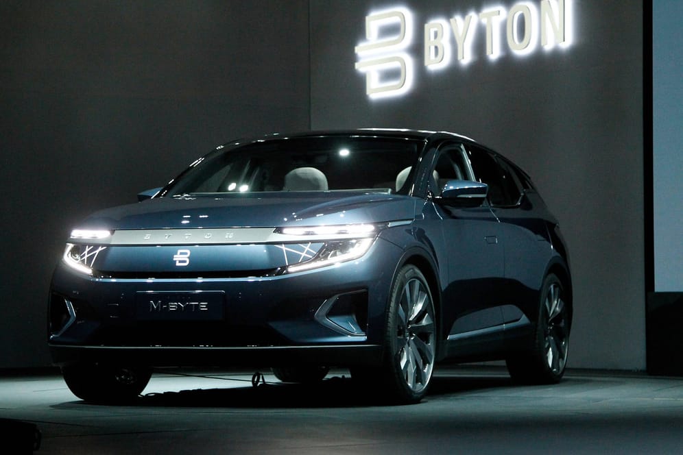 Byton stellt sein Model M-Byte auf der CES in Las Vegas vor: Die Automarke aus China wollte eigentlich 2021 hochwertige E-Autos auf den europäischen Markt bringen. Diese Pläne liegen nun auf Eis.