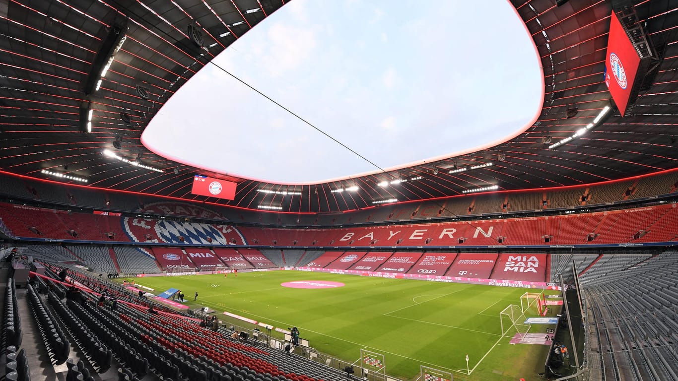 Münchner Allianz Arena: In der Heimstätte des FC Bayern sollen die deutschen EM-Vorrundenpartien stattfinden.