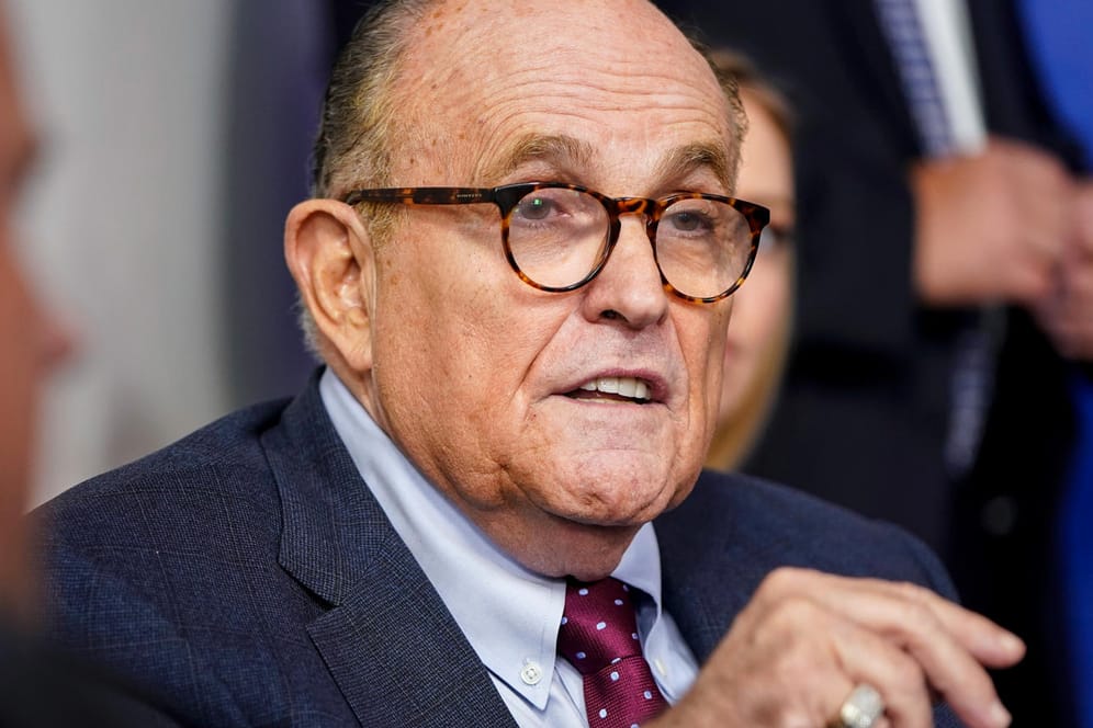 Rudy Giuliani: Der Trump-Anwalt wurde mit dem Negativpreis "Goldene Himbeere" ausgezeichnet.