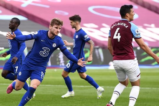 Brachte Chelsea bei West Ham United auf die Siegerstraße: Timo Werner.