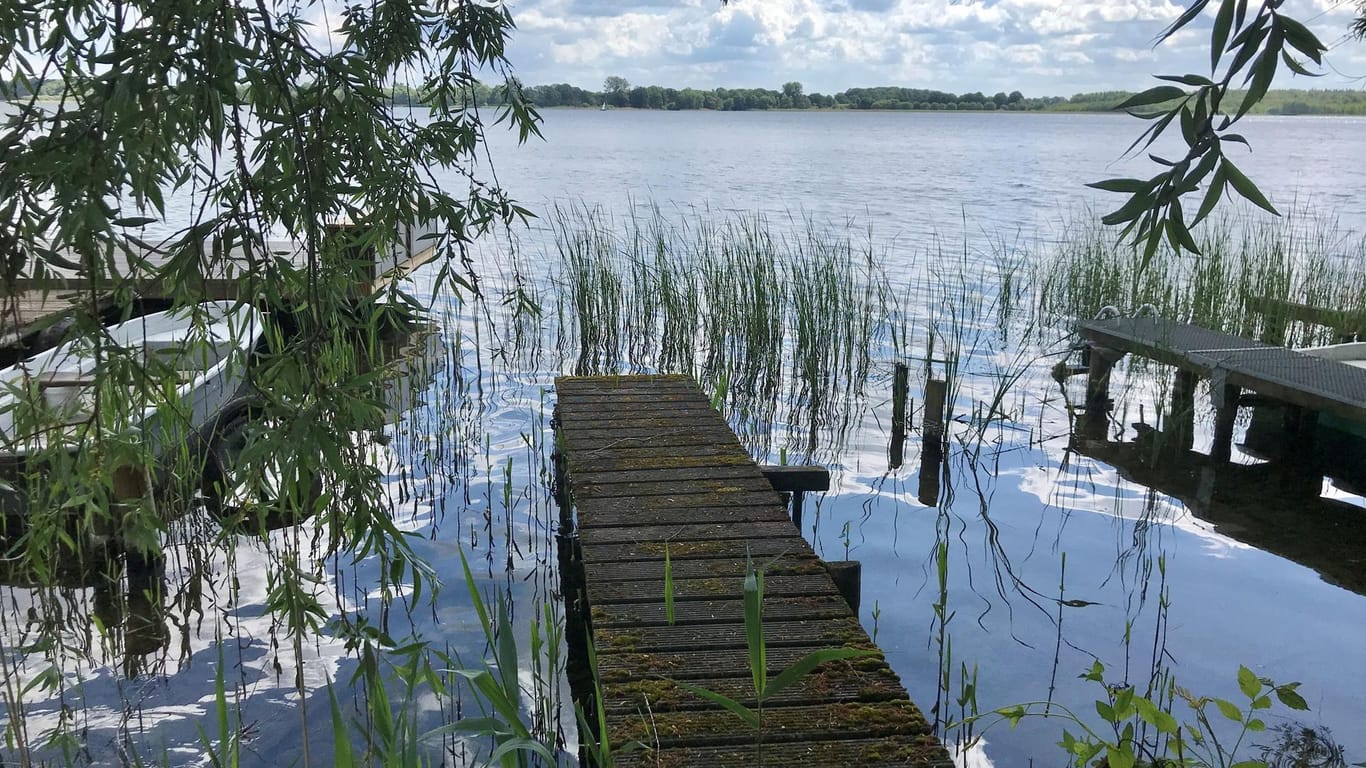 Idylle am Schaalsee auf der Grenze zwischen Schleswig-Holstein und Mecklenburg-Vorpommern.