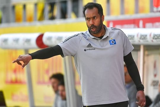 Daniel Thioune gibt sich im Aufstiegsrennen mit dem HSV kämpferisch.