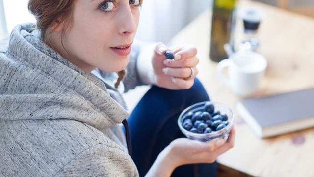 Blaubeeren sind ein gesunder Snack für zwischendurch.