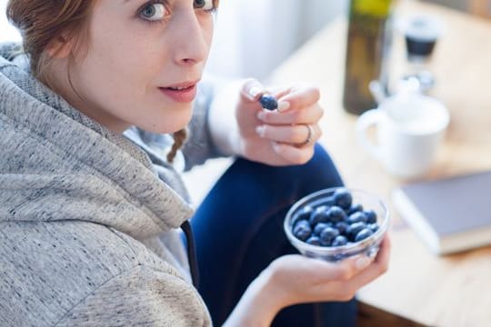 Blaubeeren sind ein gesunder Snack für zwischendurch.