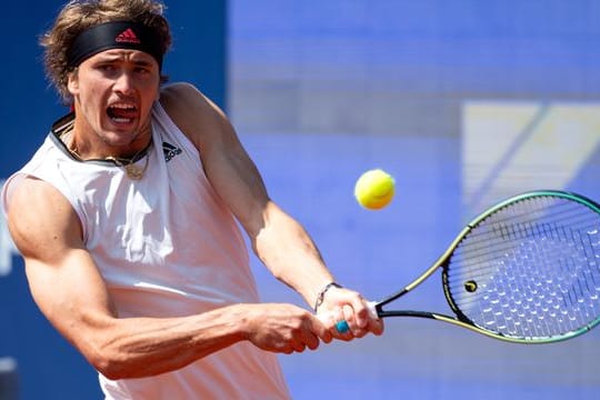 Hat in München das Viertelfinale erreicht: Alexander Zverev in Aktion.