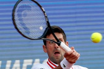 Tritt nicht beim Turnier in Madrid an: Novak Djokovic in Aktion.