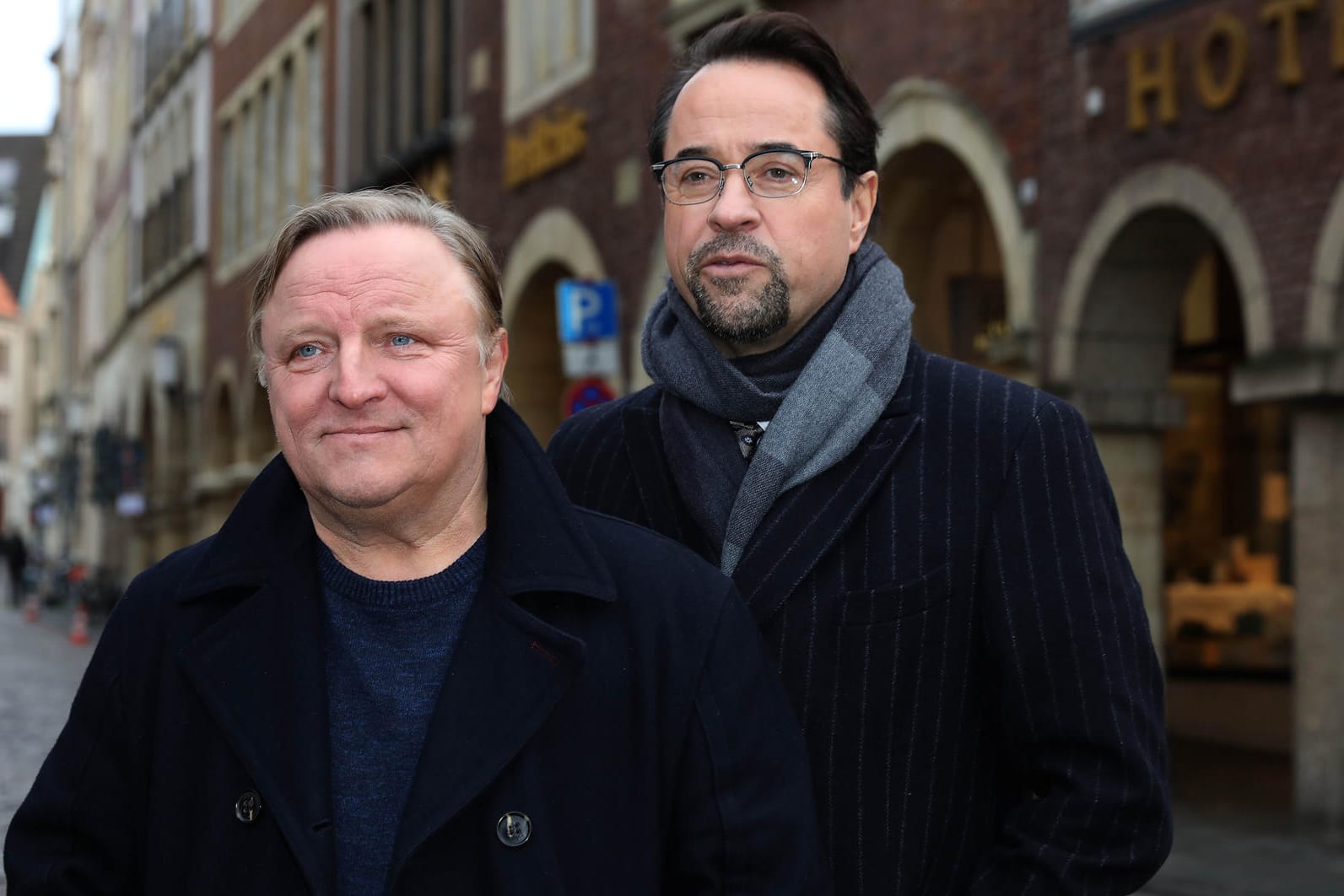 Axel Prahl und Jan Josef Liefers: Sie ermitteln als "Tatort"-Team in Münster.