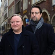 Axel Prahl und Jan Josef Liefers: Sie ermitteln als "Tatort"-Team in Münster.