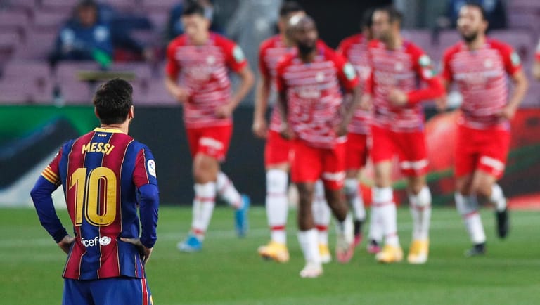 Lionel Messi: Der Barça-Kapitän erlebte trotz eigenen Treffers einen Abend zum Vergessen.