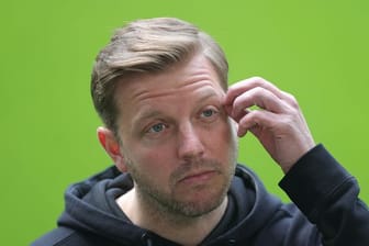 Im Pokal-Halbfinale gegen RB Leipzig geht es um seinen Job: Bremens Trainer Florian Kohfeldt.