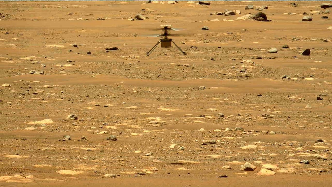 Eine neue Mission des Mars-Hubschrauber "Ingenuity" ist geglückt.