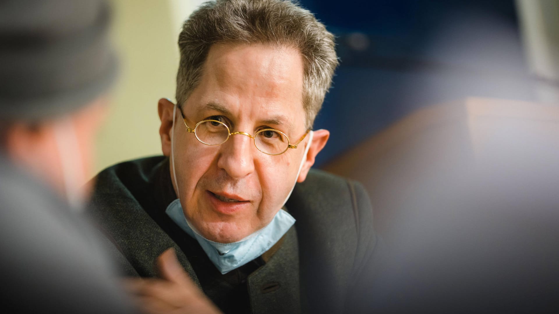 Hans-Georg Maaßen beim CDU-Kreisverband Schmalkalden-Meiningen (Archivbild). Gegen den Politiker gibt es Kritik aus der eigenen Partei.