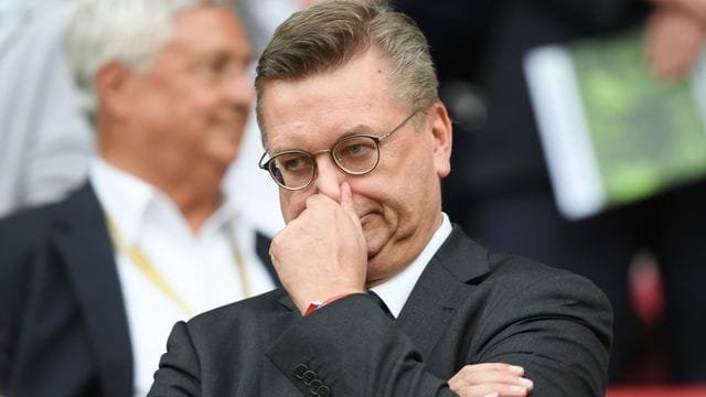 Der frühere DFB-Präsident Reinhard Grindel.