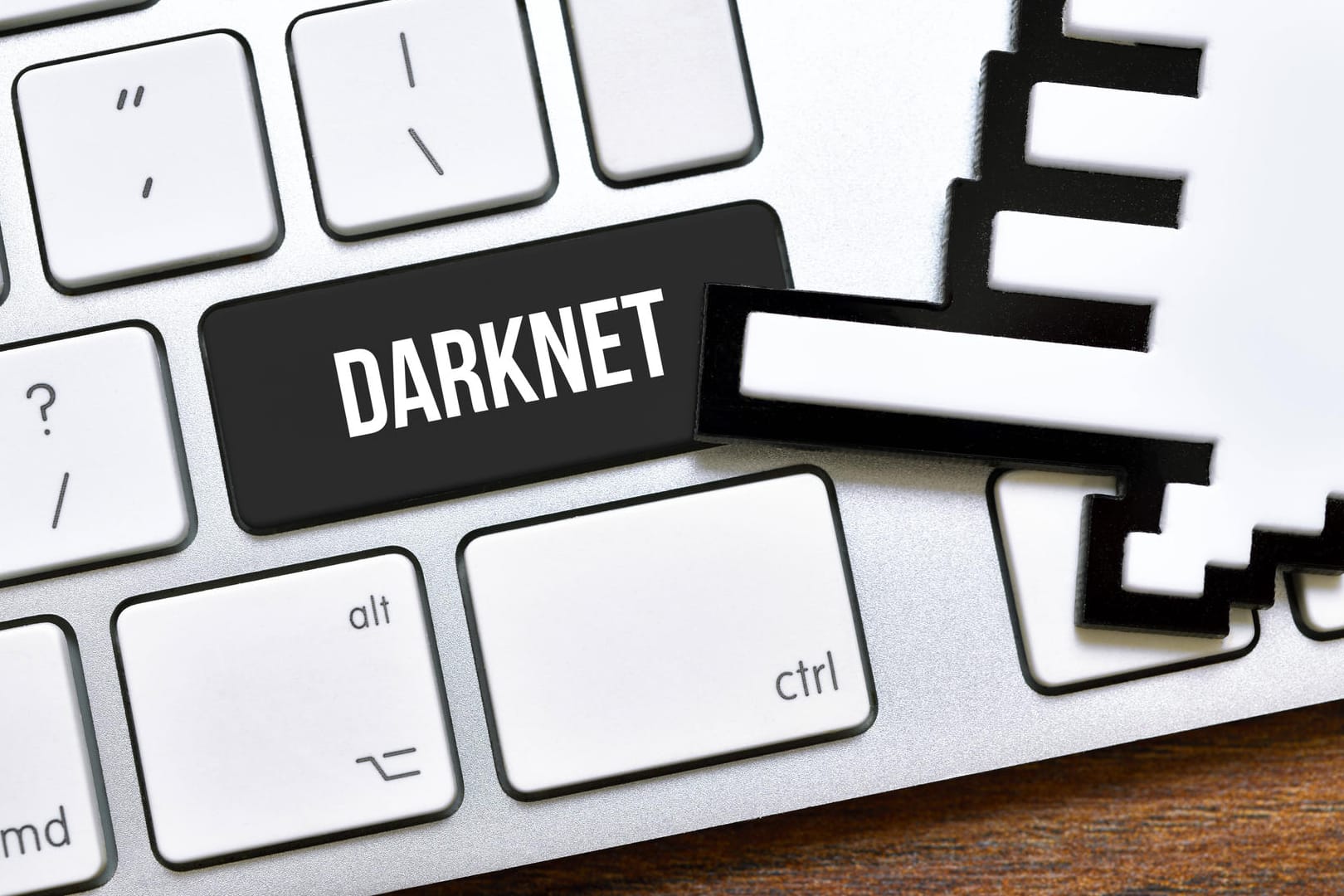 Illustration zum Darknet: Der Polizei wurden beschlagnahmte Bitcoin in Millionenhöhe gestohlen