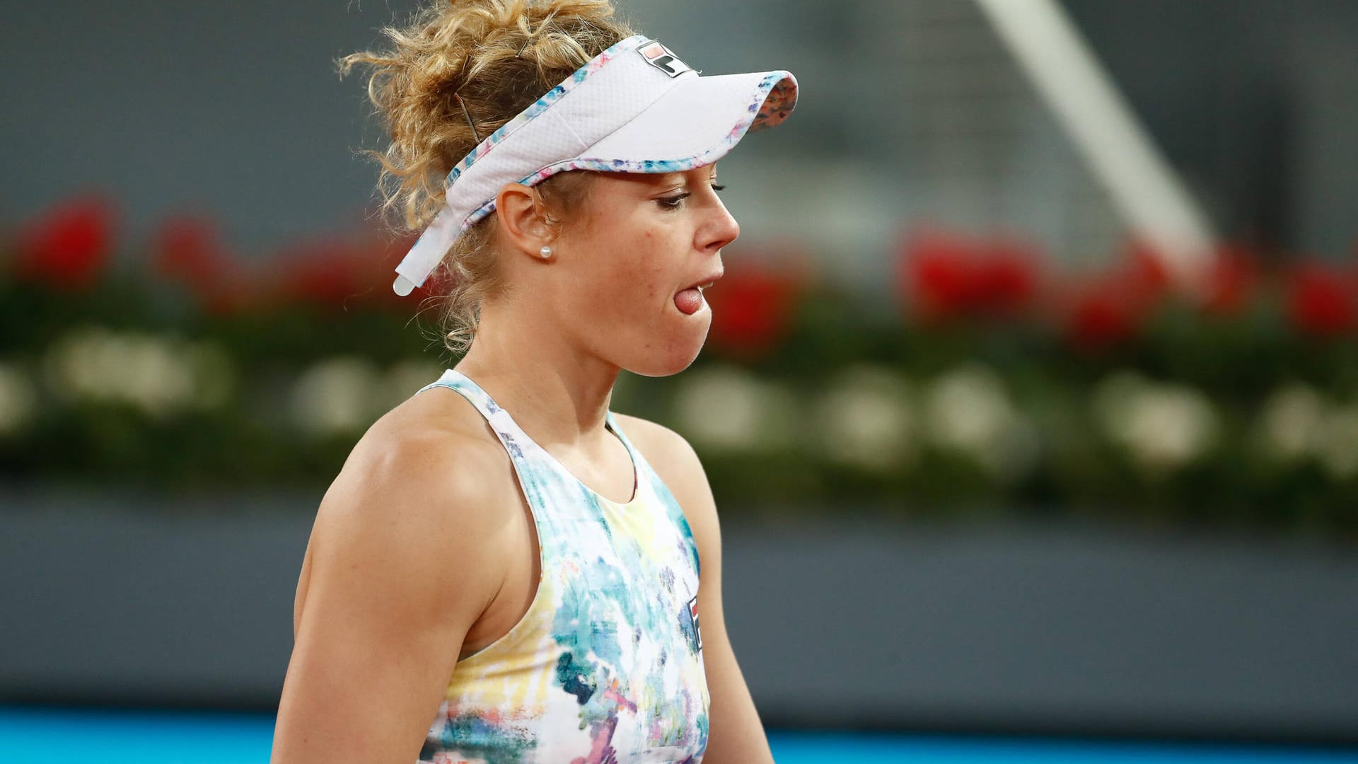 Laura Siegemund: Die gebürtige Schwäbin lieferte sich einen harten Kampf.