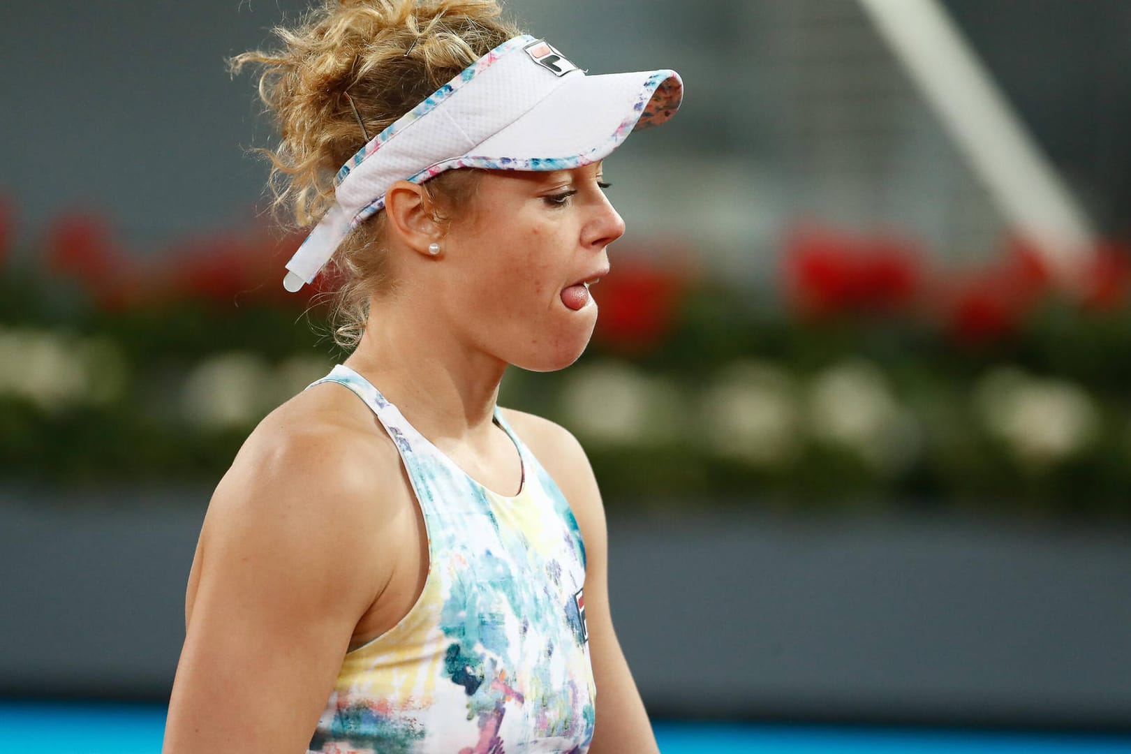 Laura Siegemund: Die gebürtige Schwäbin lieferte sich einen harten Kampf.