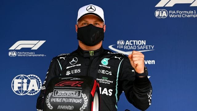 Hamilton-Teamkollege Valtteri Bottas sicherte sich beim Großen Preis von Portugal die Pole.